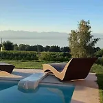 Avec Piscine Chauffee Et 5 Min Lägenhet Perroy